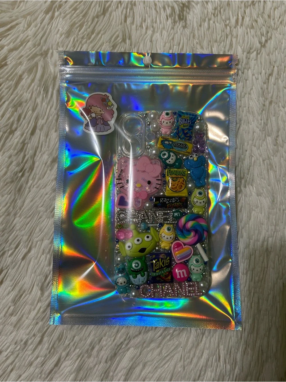 Handmade iPhone 16 Plus Junk Case Hello Kitty Sanrio Colorful Kawaii Y2K